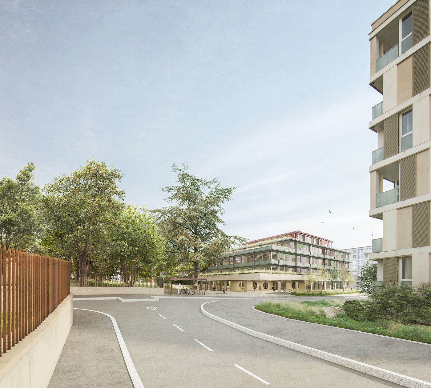 Groupe scolaire dans le secteur de Mervelet