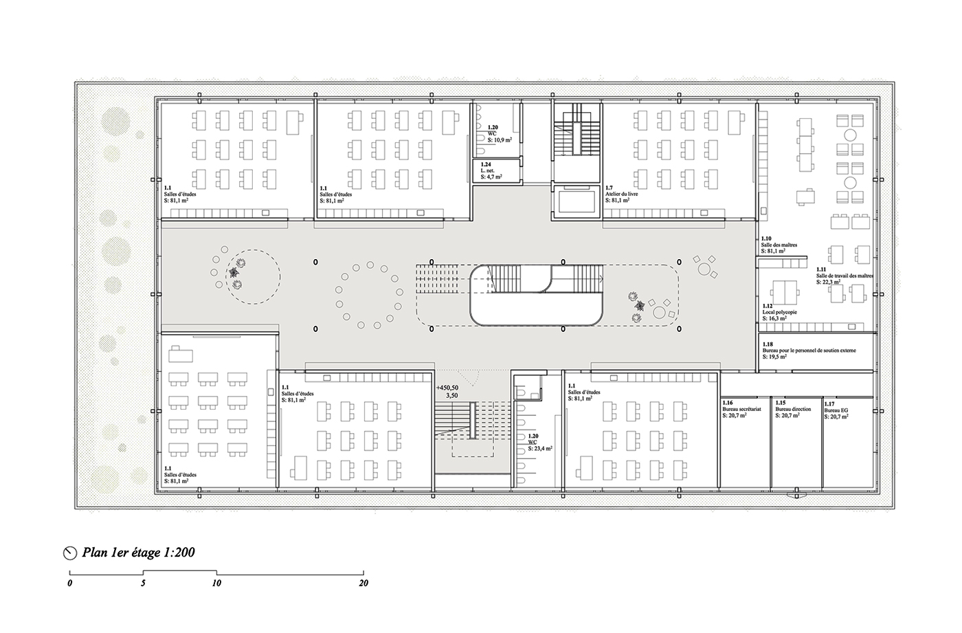 concours d'architecture pour la construction d'un groupe scolaire